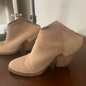 Dolce Vita Suede Mule Western Heel